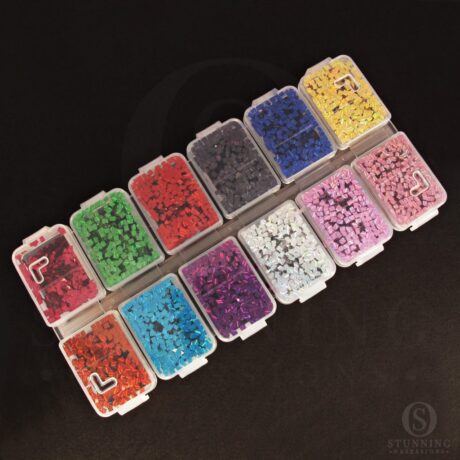 Holo Squares Glitter Box