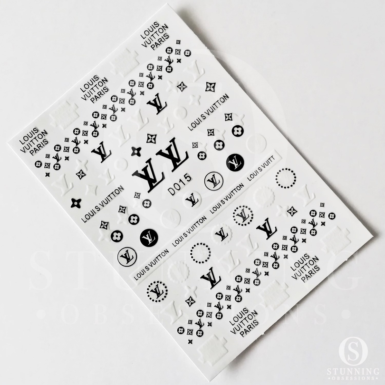 Designer Nail Art Sticker - Mickey LV
